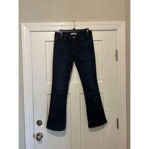 KanCan Jeans Womens 10 Blue Bootcut Mid Rise Dark Wash Stretch Denim Classic